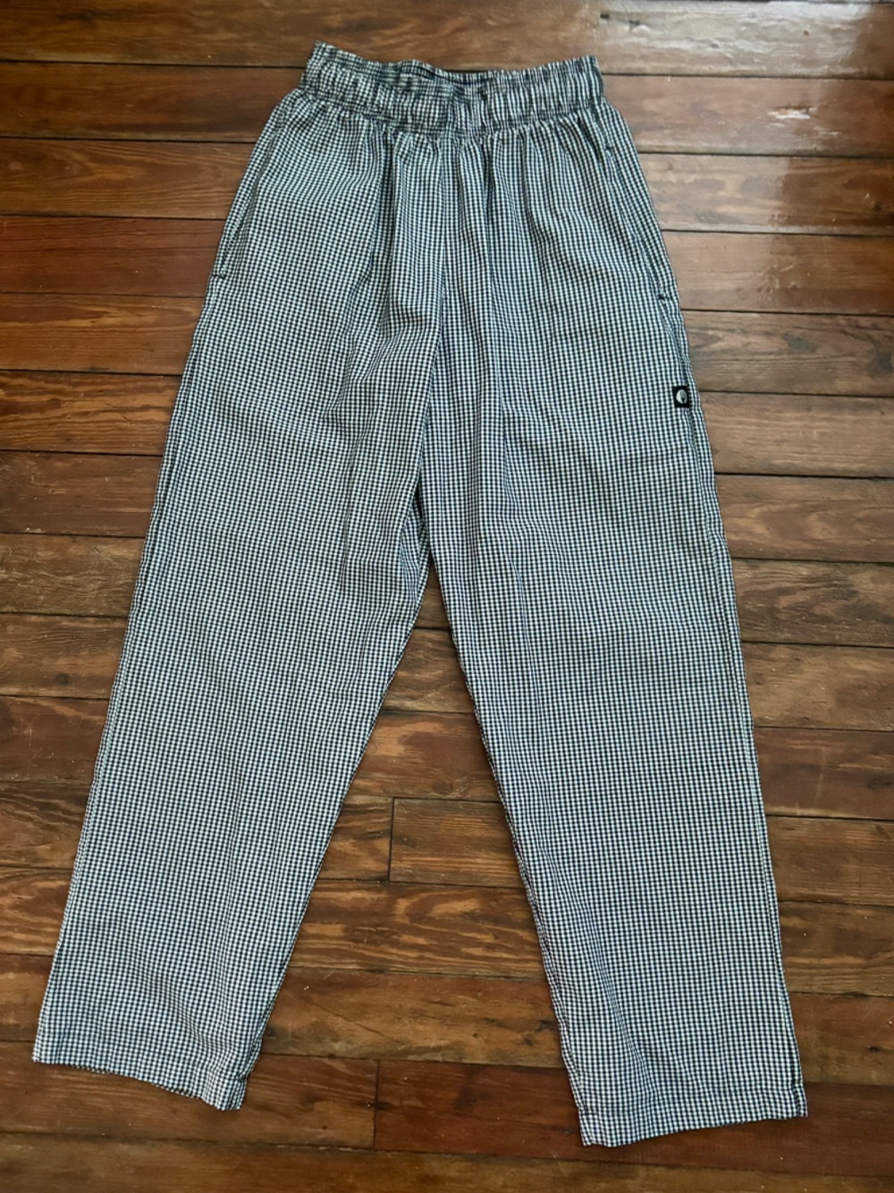 Chef Works gingham pants